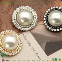 ราคา Teath กระดุมไข่มุก พลอยเทียม แวววาว อุปกรณ์เสริม สําหรับเย็บผ้า DIY 10 ชิ้น (25824205870)