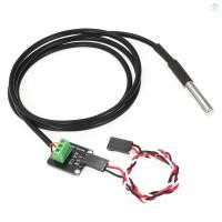 ราคา DS18B20 Temperature Sensor Module Stainless Steel Temperature Probe Waterproof Temperature Sensor Module Kit Temperature Probe & Sensor Replacement for Arduino (21683897589)