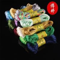 ราคา เชือกถักพู่จีน เชือกถักไหมจีน เชือกหางหนู เบอร์7 ยาวประมาณ 20เมตร diy手工编织中国结 (26455282503)