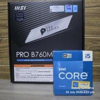 ราคา CPU (ซีพียู) INTEL CORE I5 13500 14C/20T ครบกล่อง (มือ2) + MSI PRO B760M -P (DDR5) (SOCKET LGA 1700) (MICRO-ATX) (มือ1) (24833789438)