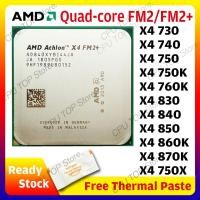 ราคา ⚡️Amd X4 730 740 750K 760K 830 840 850 860K 870K 750X Quad-Core CPU โปรเซสเซอร์ซ็อกเก็ต FM2 FM2 + (25050168025)