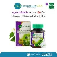 ราคา พลูคาวสกัดพลัส ขาวละออ Plukaow Extract Plus 60 เม็ด - (1 ขวด) (27367684008)