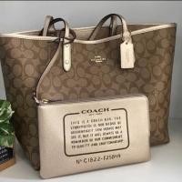 ราคา พร้อมส่ง coach tote กลับด้าน (1462905548)