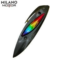 ราคา กันร้อนท่อ แผ่นFino115i 2013-2014 Fino125i fino fi2013 หัวฉีด เคฟล่าดำ/รุ้ง กันท่อไอเสีย (19990576711)