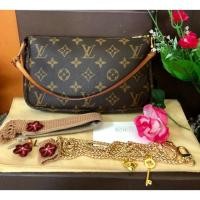 ราคา Lv monogram pochette แท้ (1914013297)