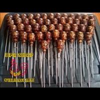 ราคา หลักไก่ ไก่แจ้ ไก่ต่อ ไก่ป่า ไม้ทำจากไม้ประดู่แดงกลึง ตัวหลักแสตนเลส 100% เจียร์คมอย่างดี ยาวประมาณ 30 เซน แพ็ค 1 หลัก (2424058077)