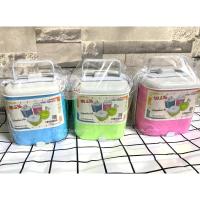 ราคา ปิ่นโต 2 ชั้น งานพลาสติก แถมสติ๊กเกอร์ซานริโอ 6 ตัว ติดกับปิ่นโตสวยมาก ปิ่นโตใส่อาหาร มีสีให้เลือก (25558434094)
