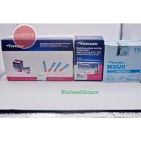 ราคา แผ่นตรวจน้ำตาลพร้อมเข็มเจาะเลือด Terumo Medisafe Ex 30ชิ้น (5791009796)