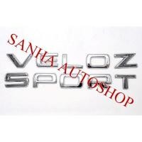 ราคา โลโก้ติดฝากระโปรงหน้า สีโครเมียม Toyota Veloz ตัวอักษรสูง 3 เซนติเมตร (20300485243)