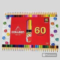 ราคา สีไม้คอลีนcolleen 30เเท่ง60 สี แบบ 2หัวให้สีสด นุ่มลื่นสินค้าใหม่ทุกชิ้น ของแท้ %เนื้อสีสดใส เนียนสวย สีเข้มรุ่น787 (28100242155)