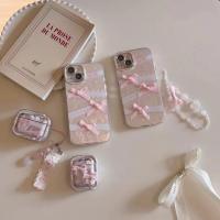 ราคา เคส iPhone Airpods เคสป้องกันการตกน่ารักโบว์โซ่เหมาะสําหรับ iPhone 15Pro max 15Pro 15 14Pro max 14Pro14 13 Pro iPhone 13Pro max iPhone12 Pro/11 Airpods 1/2/Pro/Pro 2/3 (25783066035)