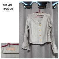 ราคา เสื้อคอวี แบรนด์ Nature (22359510054)