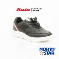 ราคา Bata North Star Men's Lace up Sneakers รองเท้าผ้าใบสำหรับผู้ชาย รุ่น Dark สีดำ 8216022 (8133326444)