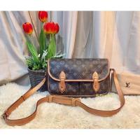 ราคา Louis Vuitton Monogram Gibeciere Cross Body Bag MM Authentic % (3342400781)