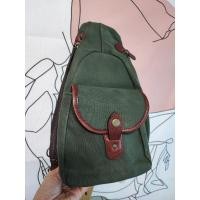 ราคา กระเป๋าวินเทจ คาด อก หนังแท้ผ้าหนาอย่างสวย (16199020843)