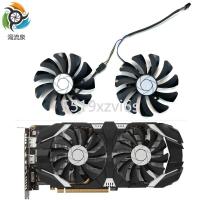 ราคา ใหม่ 2 ชิ้น/เซ็ต 85 มม.HA9010H12F-Z 4Pin GPU Cooler พัดลมสำหรับ MSI GTX 1060 OC 6G GTX 960 P106-100 (25479711030)