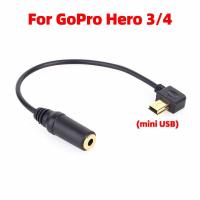 ราคา สายเชื่อมต่อไมโครโฟน USB MIC Adapter สำหรับ GoPro Hero 3 4 (29909636278)