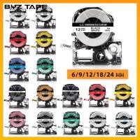 ราคา 6/9/12/18/24มม.ตลับหมึกฉลาก Epson SS12KW LC-4WBN สําหรับเครื ่ องพิมพ ์ ฉลาก Epson Labelworks LW-400 LW-600P LW-500 LW-900 (26500376477)