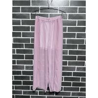 ราคา กางเกงผ้าชีฟองผ่าหน้า เนื้อผ้าค่อนบาง ใสคลุมบีกินิ ใส่เที่ยวทะเลได้ มือ2 มือสองซักเก็บ ไซส์ xs-s (25470700201)