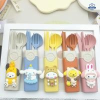 ราคา Sanrio Kawaii Cinnamoroll ชุดช้อนส้อม ตะเกียบ ลายการ์ตูนมายเมโลดี้ น่ารัก ของเล่นสําหรับเด็ก (25314488535)