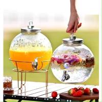 ราคา โหลแก้วลายหิมะ โหลแก้วฝาสแตนเลสโหลใส่น้ำ 3ลิตร มีก๊อกเปิดปิด โหลน้ำหวาน พร้อมส่ง (29723000151)