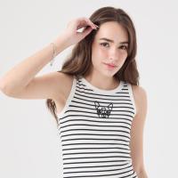 ราคา ESP เสื้อกล้าม เฟรนช์ชี่ ผู้หญิง สีขาว | Frenchie Tank Top | 06345 (27028263539)