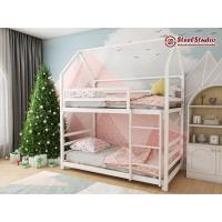 ราคา เตียงสองชั้น 3.5 ฟุต หัวเตียงจั่วบ้าน cozy (25160871685)