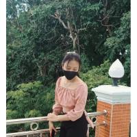 ราคา เสื้อครอปแขนพองยาว ผูกโบว์หลัง (4586417175)