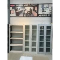 ราคา ตู้เหล็ก2บานเปิด90สูงสีขาวและสีเทา85cm (24226548396)