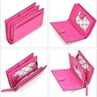 ราคา ของแท้กระเป๋าสตางค์ KATE SPADE NEWBURY LANE CARA ZIP AROUND WALLET (WLRU 1931) สีชมพูน่ารัก (978430734)