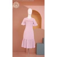 ราคา เดสออกงาน ไซส์S งานแต่ง งานเลี้ยง งานสุภาพ สวยหวานมาก (23641559959)