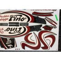 ราคา สติ๊กเกอร์ yamaha fino ติดรถสีดำแดงขาวปี 2015 รุ่น 31 (5895530109)