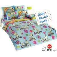 ราคา ผ้าปูที่นอนโตโต้ขนาด6ฟุต 4ชิ้น ลายลิขสิทธิ์ สนูปปี้ SP31 (764356832)