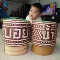 ราคา กระติ๊บข้าวเขียนชื่อ คำคม คำอวยพร น่ารัก สวยงาม (6535972378)