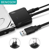 ราคา BENOSEM อัพเกรด USB 3.0 ถึง Sata 3 อะแดปเตอร์สาย USB3.0 ฮาร์ดไดรฟ์สายแปลงสําหรับ Samsung Seagate WD 2.5 3.5 HDD SSD อะแดปเตอร์ (24244783859)