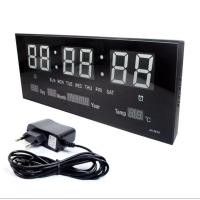 ราคา นาฬิกา LED #ส่งฟรีเคอรี่ นาฬิกาดิจิตอลLED Number Clock แขวนผนัง รุ่น3615 ขนาด36X15X3CM (ตัวเลขสีเขียว) (25734501584)