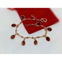 ราคา #สร้อยข้อมือนาคห้อยพลอยสีแดง (28221079517)