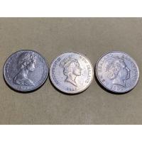 ราคา (3 เหรียญ) เหรียญ 10 เซ็นต์ New Zealand นิวซีแลนด์ 3 รุ่น Queen Elizabeth II พระฉายาลักษณ์รุ่น 2,3,4 (28573317842)