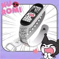 ราคา นาฬิกาข้อมือ พิมพ์ลายการ์ตูน Sanrio Kuromi น่ารัก สไตล์สปอร์ต สําหรับเด็กประถม (22464115068)