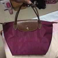ราคา กระเป๋า longchamp s หูสั้นแท้ มือสอง สภาพดี (902871117)