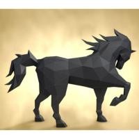 ราคา โมเดลกระดาษ 3D (180 แกรม) รูปม้า (13849313397)