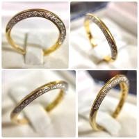 ราคา แหวนเพชรแท้ Size 52 ทอง 90% (351967049)
