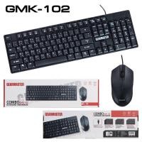 ราคา ครีบอร์ด Gearmaster GMK-102 Combo Set ชุด คีย์บอร์ดเมาส์ Keyboard + Mouse ของแท้ (25827647003)