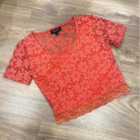 ราคา Topshop Lace Crop มือสอง แท้ (15097783121)