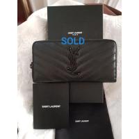 ราคา YSL zippy long wallet used (7746882839)