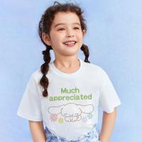 ราคา cute เสื้อยืดเด็ก Cinnamoroll Print Kids Tshirt White Short Sleeves Cartoon Tops Children Cinnamoroll Shirt (26455038952)