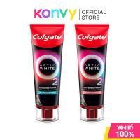 ราคา Colgate Optic White O2 Toothpaste คอลเกต ยาสีฟัน 85g (Aromatic Menthol/Peach Osmanthus) (29507620511)