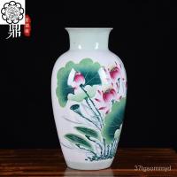 ราคา ดอกบัวมือวาดขวดเจ้าแม่กวนอิมขนาดใหญ่แจกันเซรามิกของตกแต่งบ้านการจัดดอกไม้งานฝีมือไม้ไผ่ไฮโดรโพนิกส์ BR1C (27300850152)