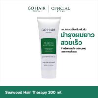 ราคา [สูตรเร่งผมยาวไว] GO HAIR Seaweed Hair Therapy 200ml โกแฮร์เขียว อาหารผม ผมแห้งเสีย แตกปลาย ผมทำสี เคมี กันความร้อน (6904211842)