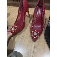 ราคา รองเท้าแดงผ้าลูกไม้lyn (8040246968)